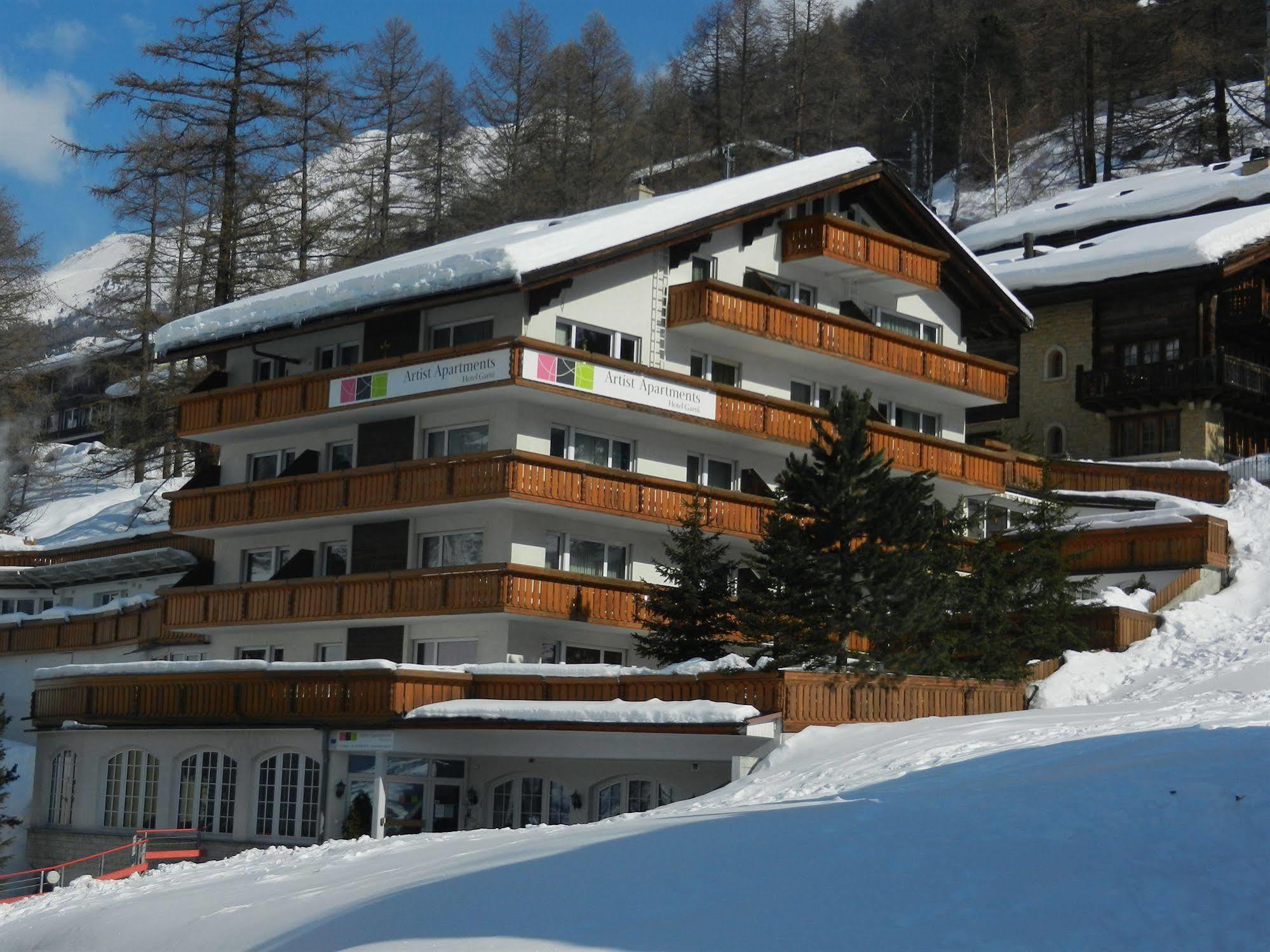 Artist Apartments & Hotel Garni Zermatt Ngoại thất bức ảnh